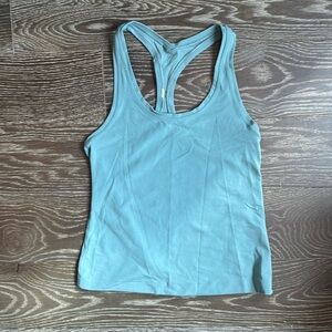 Lululemon green/blue Cropped Tank Top size 4